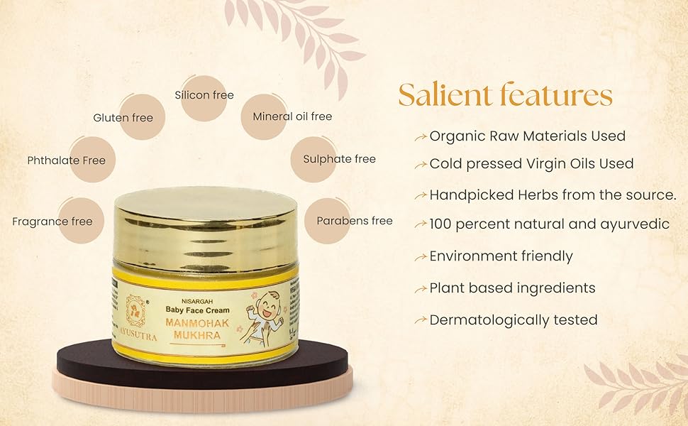Nisargah Baby Face Cream – Manmohak Mukhra (50 grms)