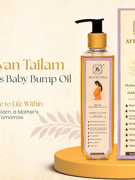 Nisargah Mothers Baby Bump Oil – Garbh Kalyan Tailam (200 ml)