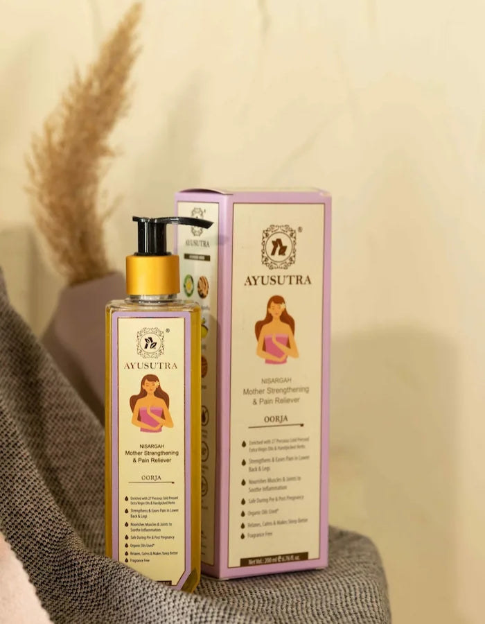 Nisargah Mothers Strengthening & Pain Reliever Oil-Oorja (200ml)