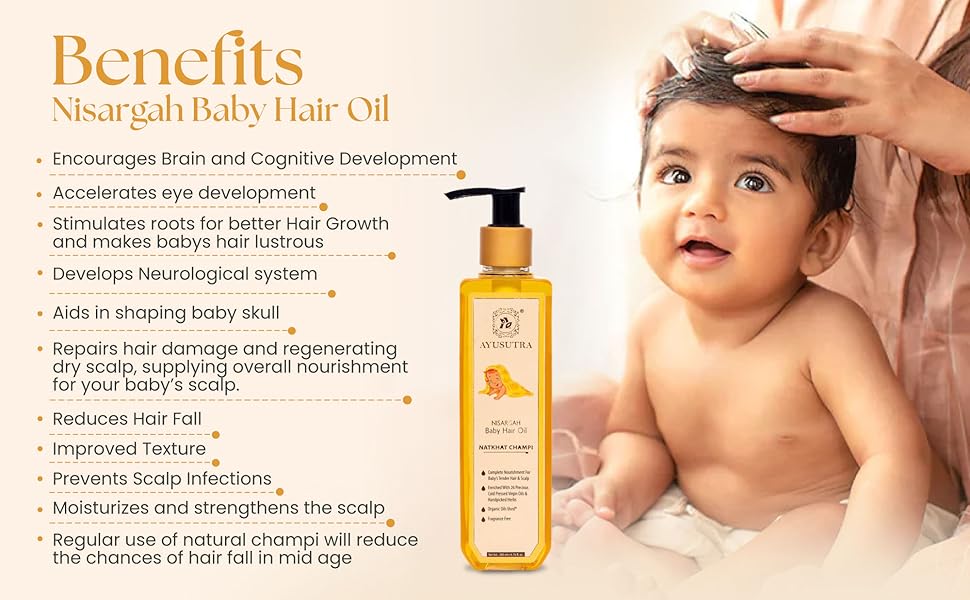 Nisargah Baby Hair Oil : Natkhat Champi (200 ml)