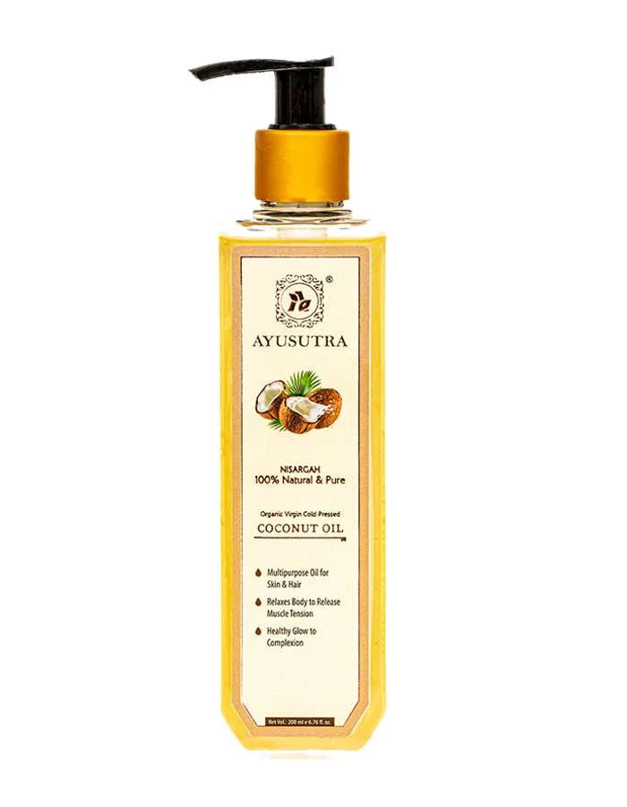 Organic Virgin Cold Pressed Coconut Oil (200 ml)