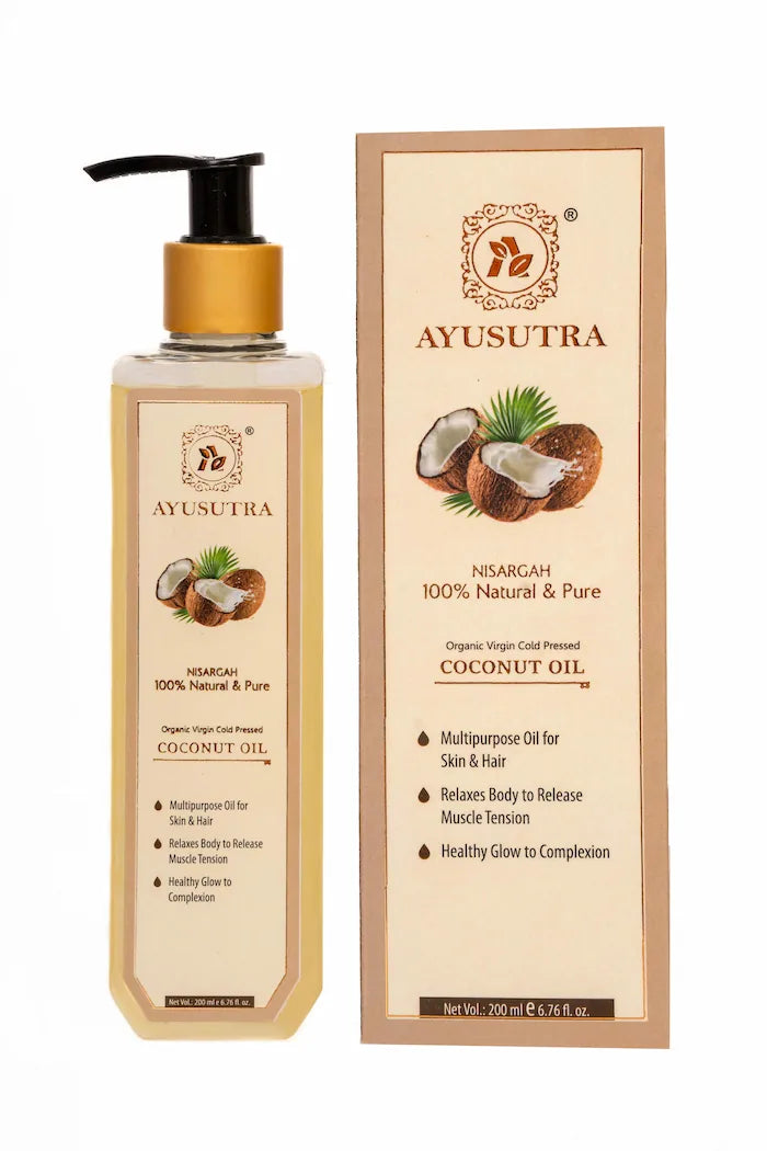 Organic Virgin Cold Pressed Coconut Oil (200 ml)