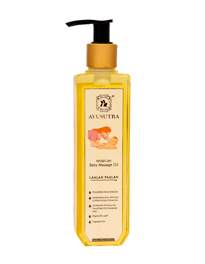 Nisargah Baby Body Massage Oil Laalan Paalan